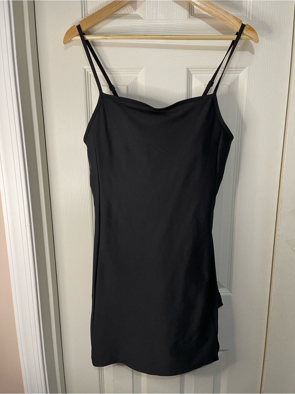 Old Navy Black Active Powersoft Go Dry Athletic Dress with Built in Shorts LG